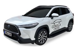 Yan Basamak - OMSA Toyota Corolla Cross Blackline Yan Basamak Siyah 2022 ve Sonrası