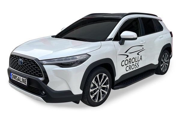 OMSA Toyota Corolla Cross Blackline Yan Basamak Siyah 2022 ve Sonrası