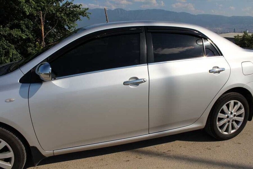 OMSA Toyota Corolla SD Krom Cam Çıtası 2007-2013 Arası - Thumbnail
