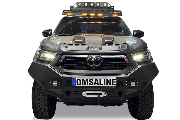 OMSA Toyota Hilux Dakar Çelik Ön Tampon Sensörlü 2020 ve Sonrası