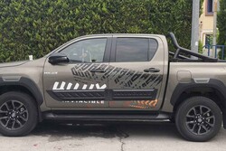 Dodik - Toyota Hilux Kapı Dodik Set 4 Parça 2020-2026 Arası