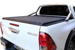 Rollback - Toyota Hilux Omback Sürgülü Bagaj Kapama Orjinal Rollbar için Siyah 2015-2020 Arası