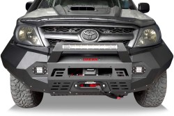 Ön Korumalar - OMSA Toyota Hilux Dakar Çelik Ön Tampon Sensörsüz 2006-2011 Arası