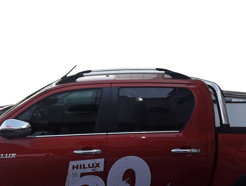 Tavan Çıtaları - Toyota Hilux Solid Tavan Çıtası Alüminyum Yapıştırma 2004-2015 Arası