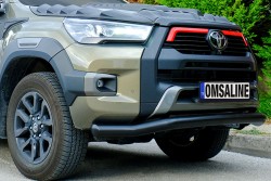 OMSA Toyota Hilux Texas Ön Alt Koruma Çap:76 Siyah 2020 ve Sonrası - Thumbnail