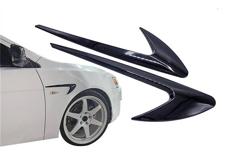 Body Kit » Plastik - Universal Çamurluk Hava Deliği (Race) Piano Siyah Abs