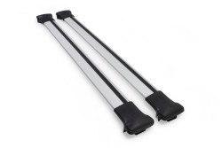 Ara Atkılar - Universal Gri Ara Atkı Bold Bar 160cm 2 Parça