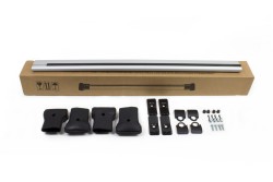 Universal Gri Ara Atkı Bold Bar 160cm 2 Parça - Thumbnail