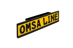 Universal Paslanmaz Çelik Dikdörtgen Plakalık - Thumbnail