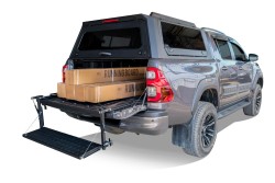 Yan Basamak - Universal Pick-Up Katlanır Kasa Basamağı Siyah