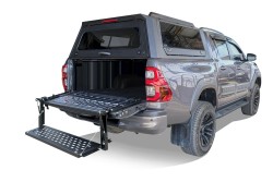 Universal Pick-Up Katlanır Kasa Basamağı Siyah - Thumbnail