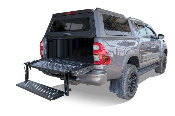 Universal Pick-Up Katlanır Kasa Basamağı Siyah