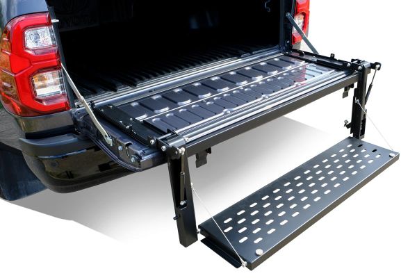 Universal Pick-Up Katlanır Kasa Basamağı Siyah