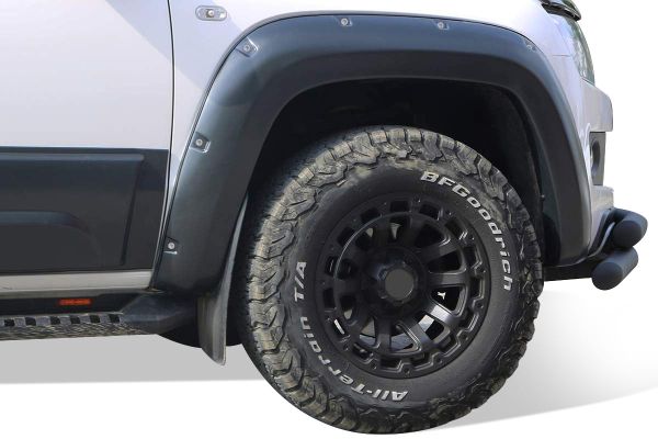 VW Amarok Çamurluk Dodik Seti 19 cm Depo Kapaklı Vidalı Abs 4 Parça 2012-2017 Arası
