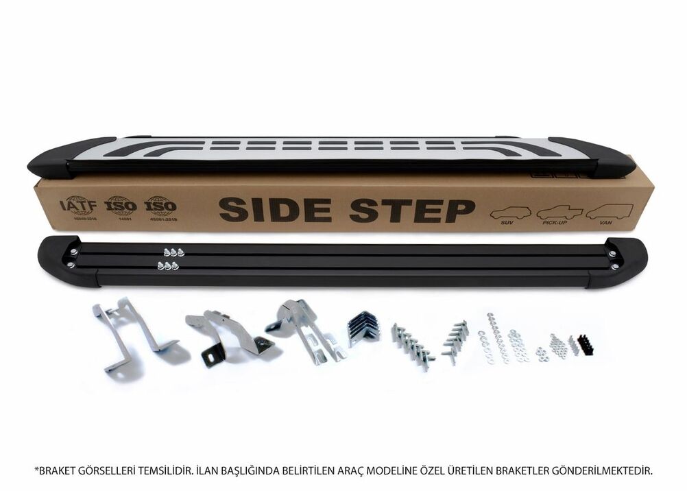 VW Amarok Faba Yan Basamak Gri 2010-2021 Arası