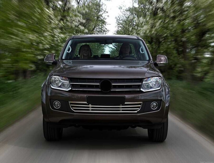 OMSA VW Amarok Krom Ön Panjur 4 Parça Dar Model 2010-2016 Arası - Thumbnail