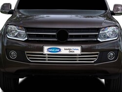 OMSA VW Amarok Krom Ön Panjur 4 Parça Dar Model 2010-2016 Arası - Thumbnail