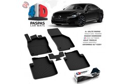 4D Paspas - VW Arteon 4D Havuzlu Paspas Siyah 2017 ve Sonrası