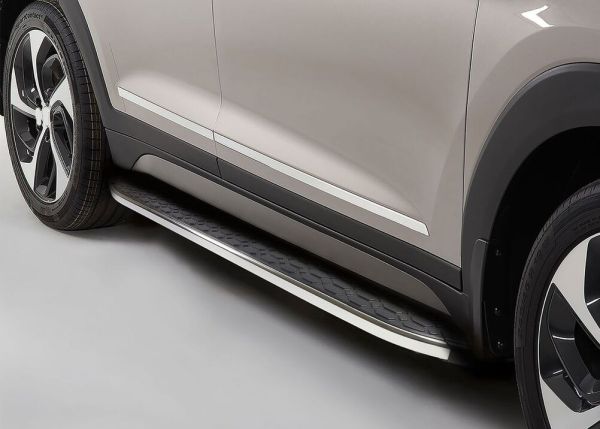 OMSA VW Caddy Blackline Yan Basamak Krom Uzun Şase 2021 ve Sonrası