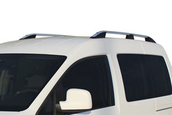 VW Caddy Elegance Tavan Çıtası Alüminyum Kısa Şase 2003-2020 Arası - Thumbnail