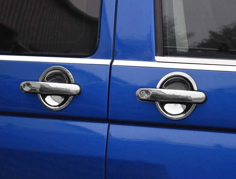 OMSA VW Caddy Facelift Krom Kapı Kolu Tası 4 Kapı 2010 ve Sonrası - Thumbnail