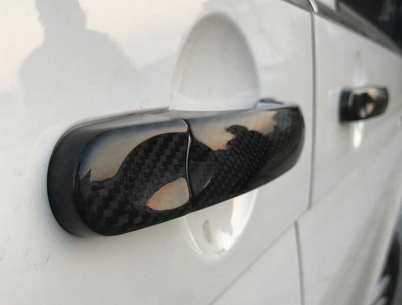OMSA VW Caddy MİNİVAN Karbon Kapı Kolu 4 Kapı 2003-2019 Arası - Thumbnail