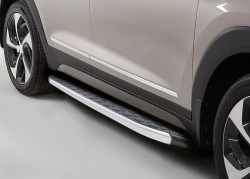 OMSA VW Caddy Uzun Şase Blackline Yan Basamak Alüminyum 2021 ve Sonrası - Thumbnail