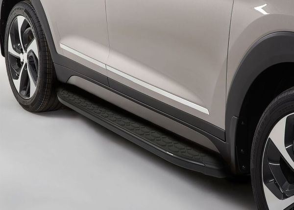 OMSA VW Caddy Uzun Şase Blackline Yan Basamak Siyah 2021 ve Sonrası