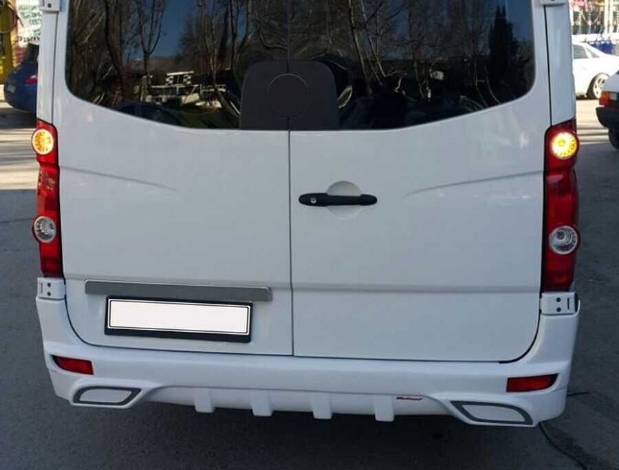 VW Crafter Arka Tampon Geçme Çift Egzoz 2012-2017 Arası