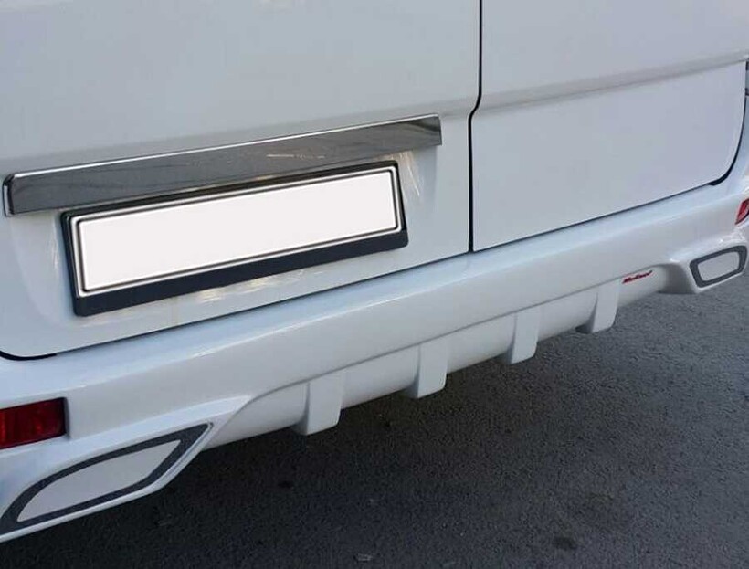 VW Crafter Arka Tampon Geçme Çift Egzoz 2012-2017 Arası - Thumbnail
