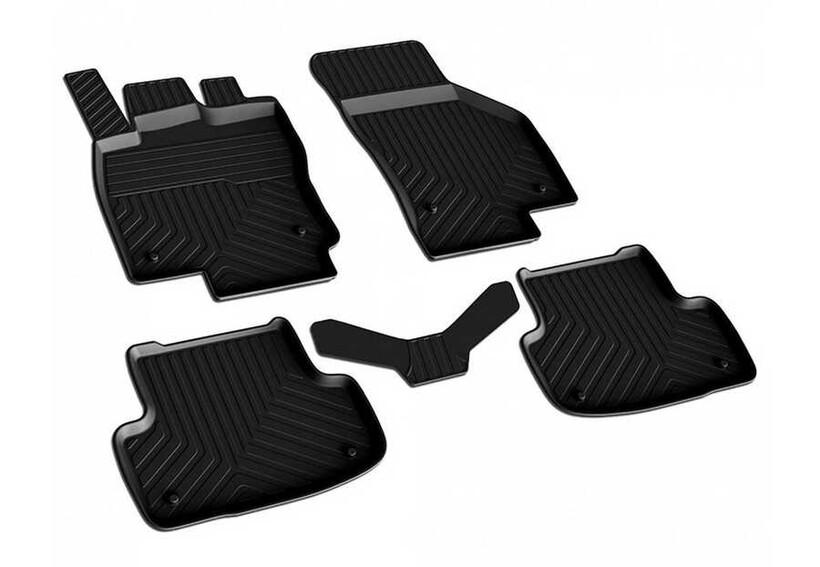 4D Paspas - VW Golf 7 4D Havuzlu Paspas Siyah 2012-2020 Arası