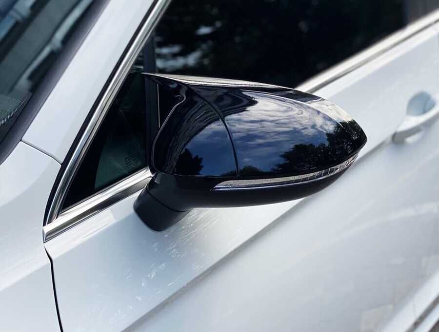 VW Passat B7 Yarasa Ayna Kapağı Batman Piano Siyah Abs 2011-2014 Arası