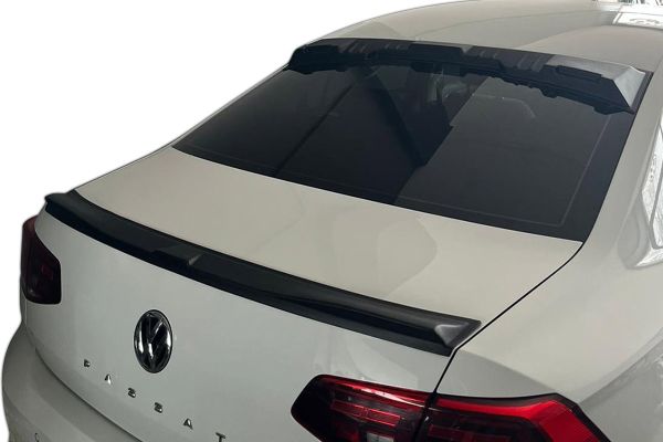 VW Passat B8 Arka Cam Üstü Spoiler Piano Black 2015 ve Sonrası