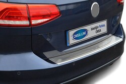 Krom Aksesuar » Omsa - OMSA VW Passat B8 SW Krom Taşlı Arka Tampon Eşiği 2015 ve Sonrası