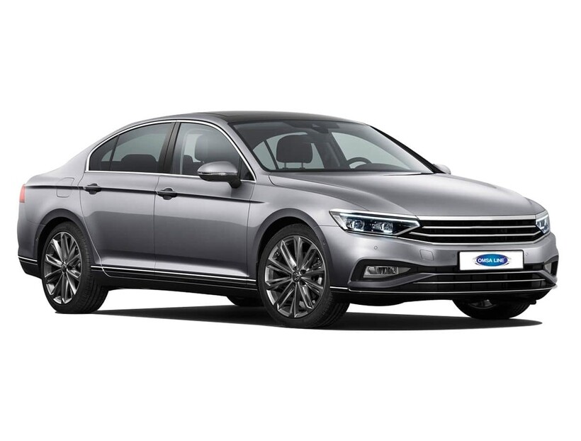 Krom Aksesuar » Omsa - OMSA VW Passat B8 Krom Cam Çerçevesi 8 Parça 2015 Sonrası