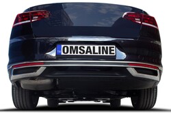 Krom Aksesuar » Omsa - OMSA VW Passat B8.5 Krom Egzoz Çerçevesi Difüzör 2019 ve Sonrası