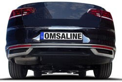 Krom Aksesuar » Omsa - OMSA VW Passat B8.5 SD SW Krom Egzoz Çerçevesi Difüzör 2019 ve Sonrası