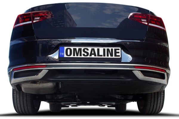 OMSA VW Passat B8.5 SD SW Krom Egzoz Çerçevesi Difüzör 2019 ve Sonrası