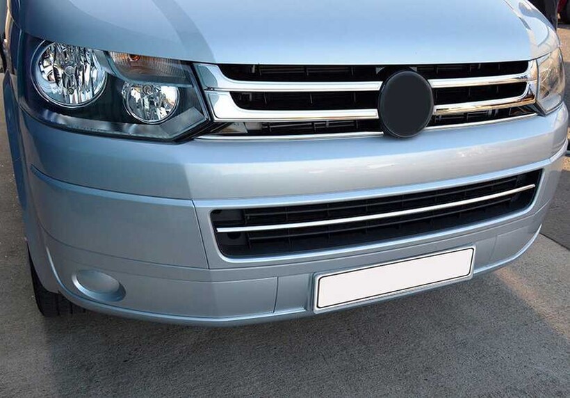 OMSA VW T5 Caravelle Krom Ön Tampon Çıtası 2010-2014 Arası - Thumbnail