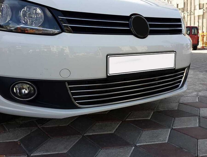 OMSA VW T5 Caravelle Krom Sis Farı Çerçevesi 2 Parça 2010-2014 Arası - Thumbnail