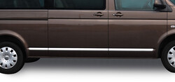 OMSA VW T5 Caravelle Krom Yan Kapı Çıtası 7 Parça (Uzun Şasi) 2003 ve Sonrası - Thumbnail