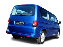 OMSA VW T5 Multivan Siyah Krom Stop Çerçevesi 2 Parça Abs 2010-2014 Arası - Thumbnail