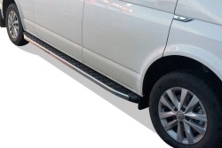 Yan Basamak - OMSA VW T5 Transporter Blackline Yan Basamak Krom Kısa Şase 2003-2014 Arası