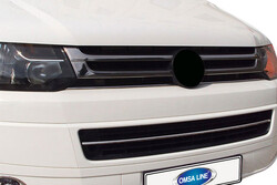 OMSA VW T5 Transporter Siyah Krom Ön Panjur 4 Parça 2010-2014 Arası - Thumbnail