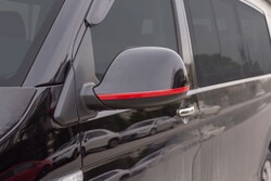 OMSA VW T6 Transporter Kırmızı Krom Ayna Çıtası 2 Parça 2015 ve Sonrası - Thumbnail