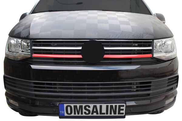 OMSA VW T6 Transporter Kırmızı Krom Ön Panjur 2 Parça 2015-2019 Arası