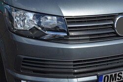 OMSA VW T6 Transporter VAN Highline Karbon Ön Panjur Kromu Alt Parçalar 2 Parça 2015-2019 Arası - Thumbnail