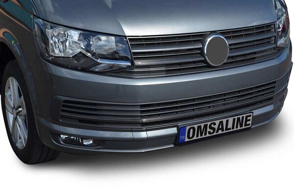 OMSA VW T6 Transporter VAN Highline Karbon Ön Panjur Kromu Alt Parçalar 2 Parça 2015-2019 Arası