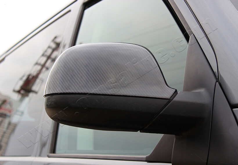 VW T6.1 Caravelle Karbon Ayna Kapağı 2 Parça 2020 ve Sonrası - Thumbnail