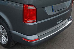 Krom Aksesuar » Omsa - OMSA VW T6.1 Caravelle Krom Arka Tampon Eşiği Çift Kapı Taşlı 2020 ve Sonrası